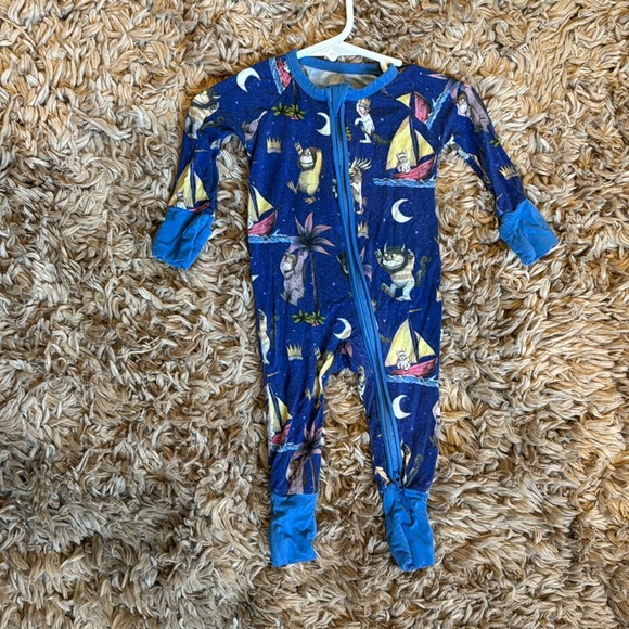 Little Sleepies where the wild things are 0-3mo - Picture 1 of 5